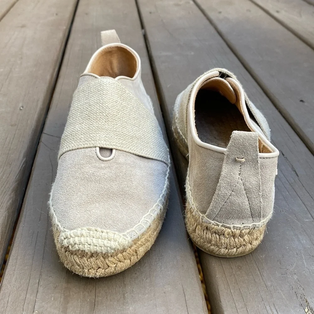 Rag & Bone - Nina Suede Espadrille in Smoke size 7.5